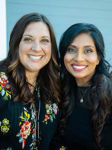 Michelsen Dental Patient Doctor Renu Michelsen and dental patient Jill Parkin