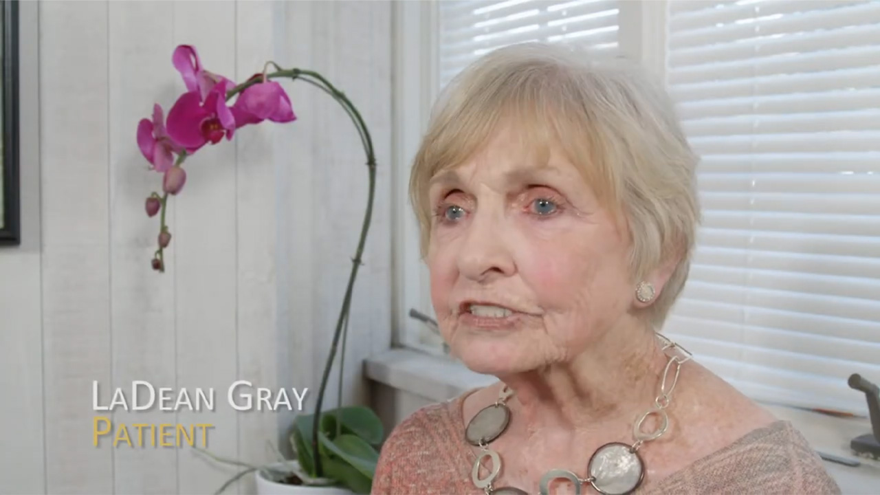 YouTube thumbnail image of patient, LeDean Gray.